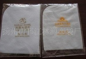 專業生產加工各種酒店用品擦鞋布，擦鞋紙，手提袋，無紡布袋