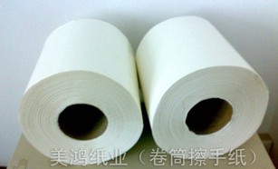 供應(yīng)1350g純木漿中抽大卷擦手紙/外抽大卷擦手紙