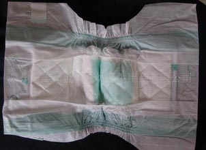 供應復合膜加蘭心磨術扣嬰兒紙尿褲