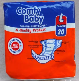 供應Comtybaby多種包裝的嬰兒紙尿褲
