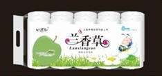 河南衛(wèi)生紙廠家供應(yīng)-長衛(wèi)生紙-蘭香草長10卷