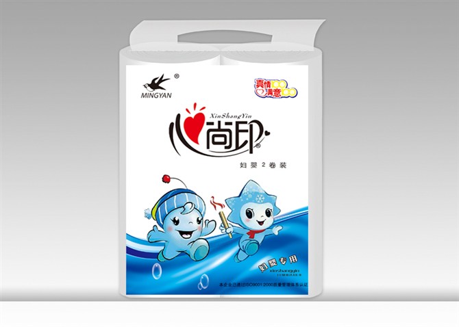 心尚印平紋2卷衛生紙