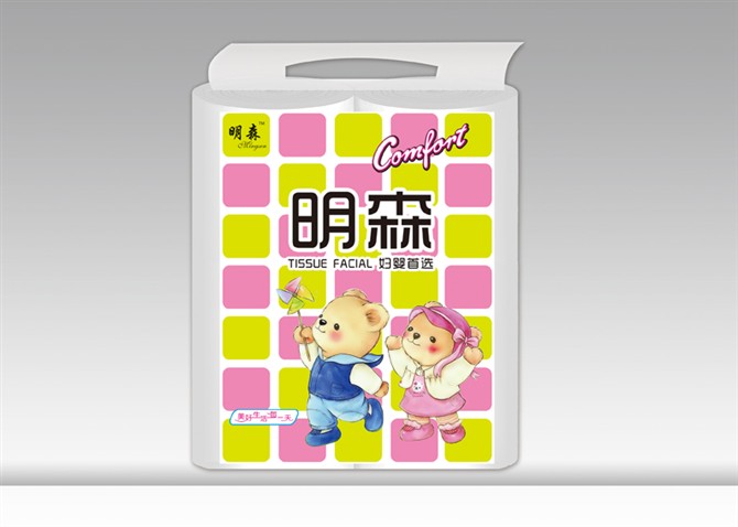 供應明森小熊平紋2卷