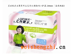 山東絲薄系列衛(wèi)生巾日用輕巧小護翼240mm網(wǎng)