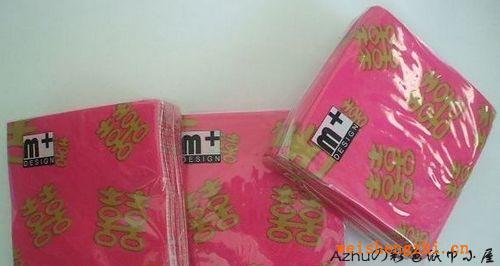 (喜氣臨門)婚慶專用紙巾、婚慶彩色餐巾紙、喜帕