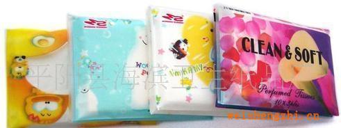 專業生產原生木漿5片裝荷包式紙巾