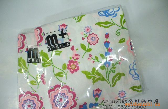 圖案印花餐巾紙，西餐廳紙巾　MY333001