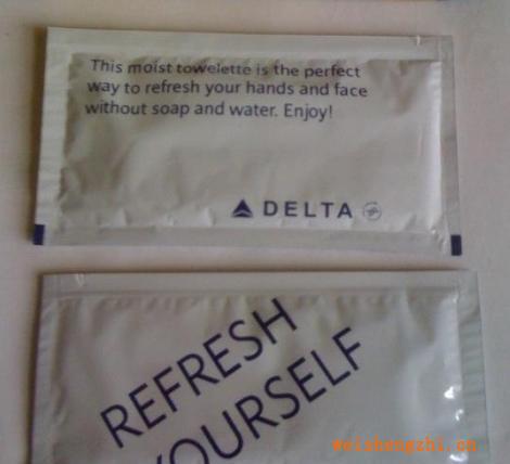 單片裝特定定做航空濕巾（定做）