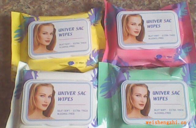 25片30片裝美女外貿(mào)出口清潔濕巾