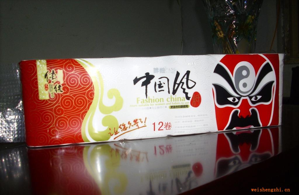 供應胖妞中國風850克衛生紙(圖)