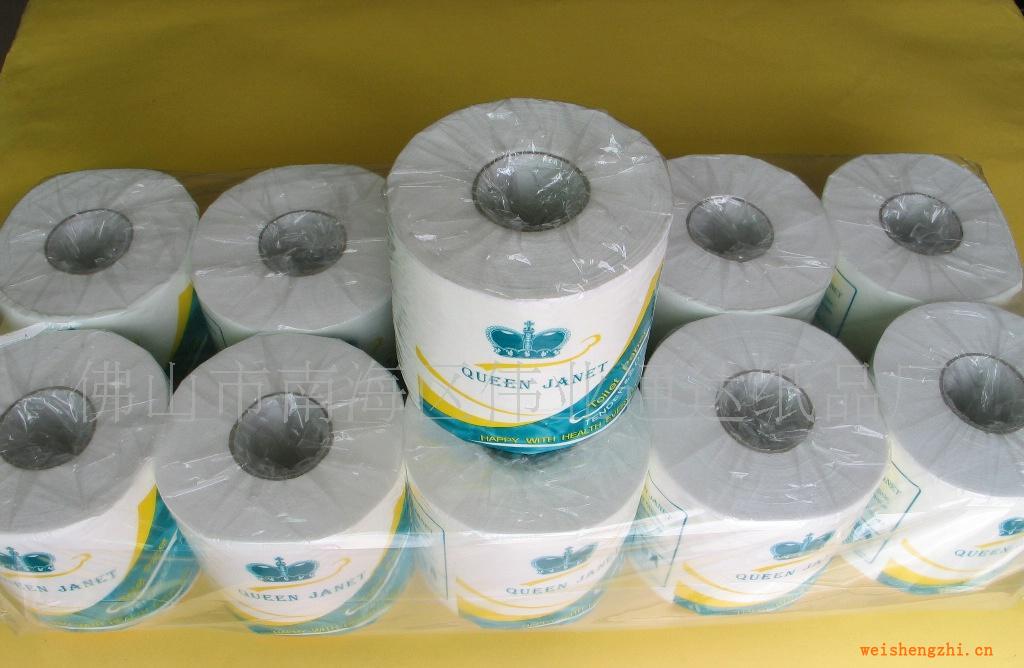 供應3層衛生卷紙--可在紙巾上壓印圖案