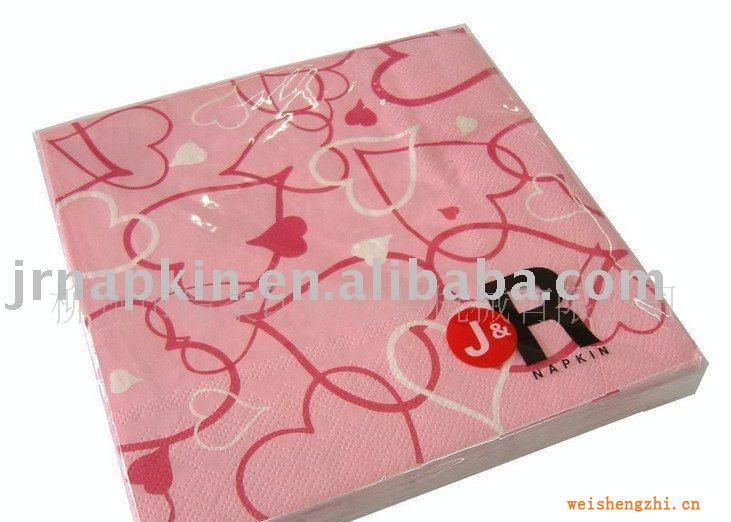 長期生產(chǎn)供應(yīng)廣告彩印餐巾紙/手帕紙