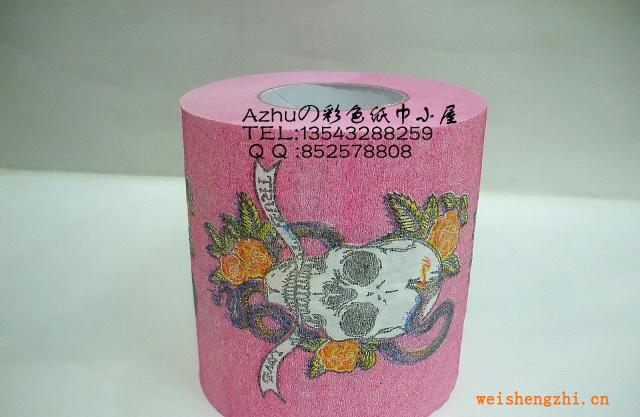 印刷圖案衛生紙，新奇個性圖案卷紙