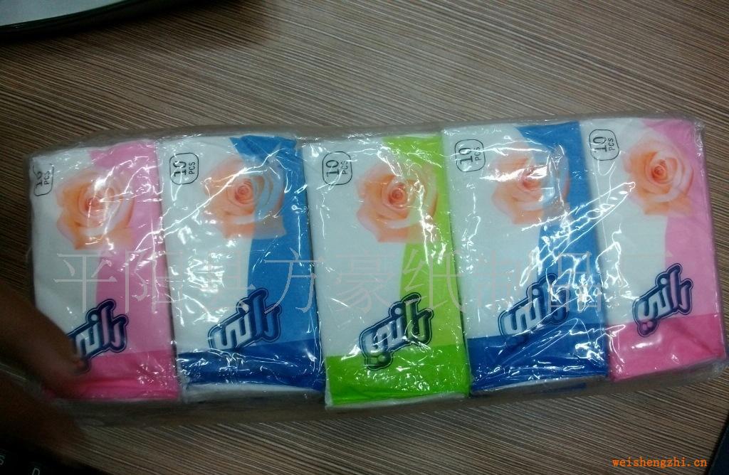 廠家低價供應優質迷你型廣告手帕紙巾