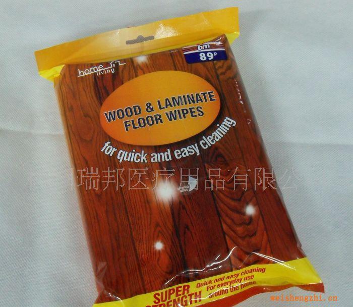 廠家直銷家居清潔20抽可壁掛地板功能濕巾/加厚網眼布