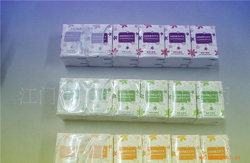 供應100%純木漿迷你3層壓花手帕紙訂牌紙巾Hankies紙手帕紙巾