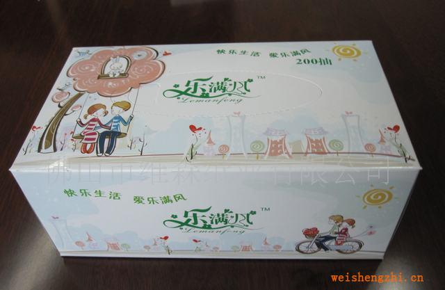 供應快樂生活愛樂滿風200軟抽抽紙（圖）