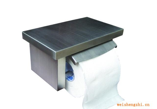 供應304#高檔不銹鋼單卷廁紙架