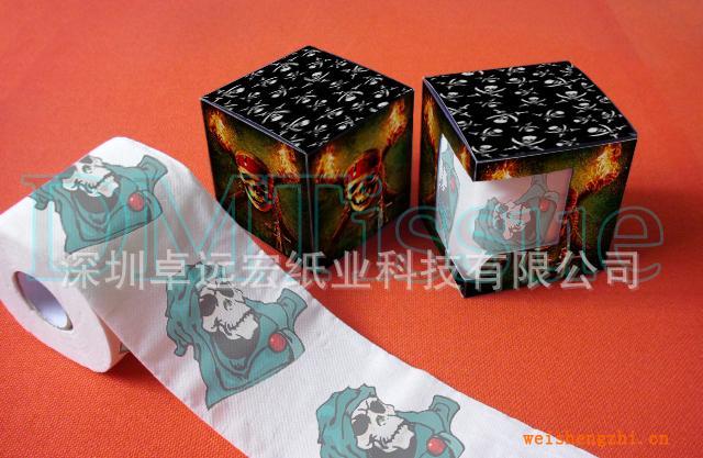 超酷海盜印刷衛生紙/印花衛生紙