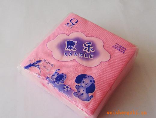 廠家長期供應優質純木漿275餐巾紙紅色可加印LOGO包裝