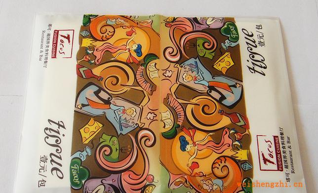 根據客戶需求訂制皮夾紙手帕紙訂制規格包裝