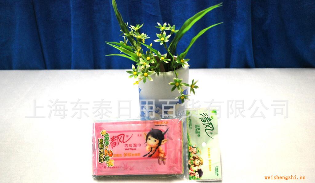 供應清風潔膚濕巾10片單片裝+送2片