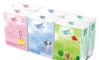 供應B626T清風3層6包裝無香迷你便捷環保餐巾紙面巾紙