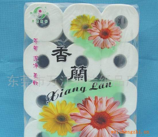 【廠家直銷】供應芬潔香蘭12卷平裝衛生紙