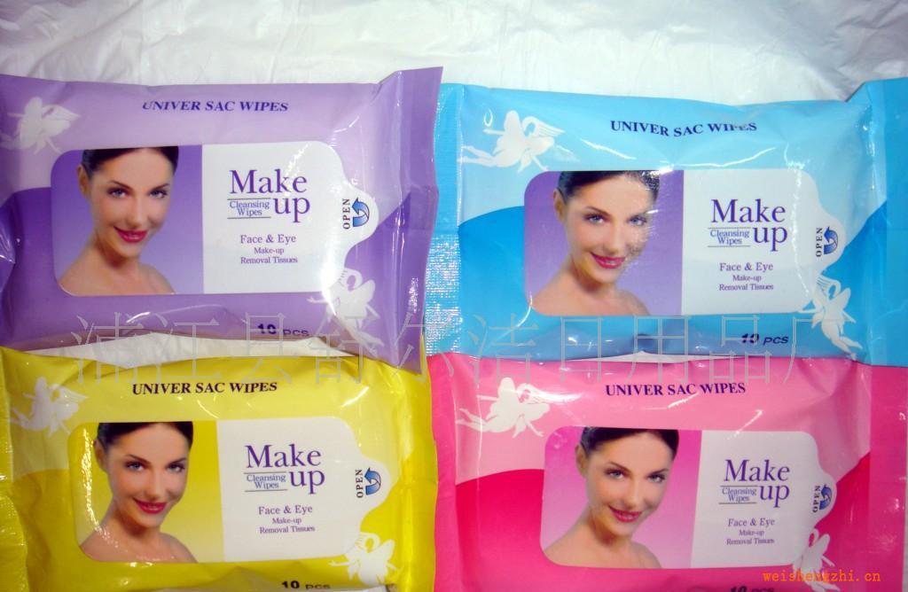 供應(yīng)10片女士卸妝濕巾(圖)
