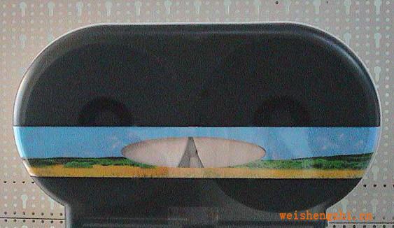 SHA-009雙圈大卷紙架（白色、透黑）、紙巾盒、手紙架