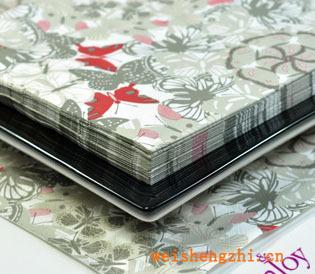 廠家直銷彩色餐巾紙印花餐巾紙紙巾，圣誕系列