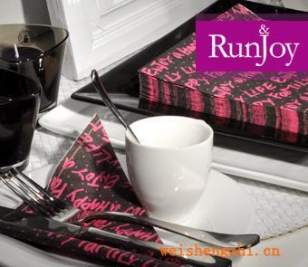 高檔印花紙巾婚慶禮品紙巾咖啡紙巾