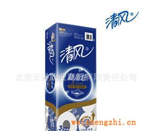 清風(fēng)314段三層10粒空心卷紙金紅葉