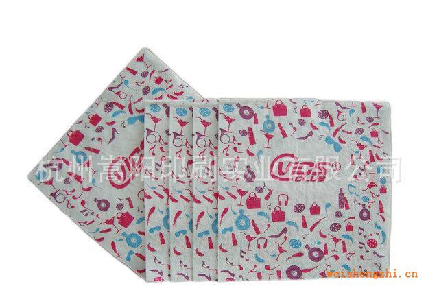 批發供應方格餐巾紙彩色餐巾紙印花餐巾紙