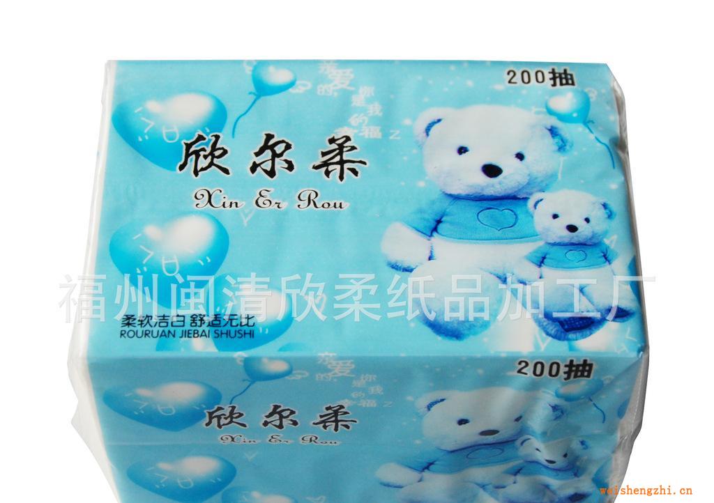 欣柔紙業(yè)供應(yīng)、批發(fā)超質(zhì)感系列抽紙200抽