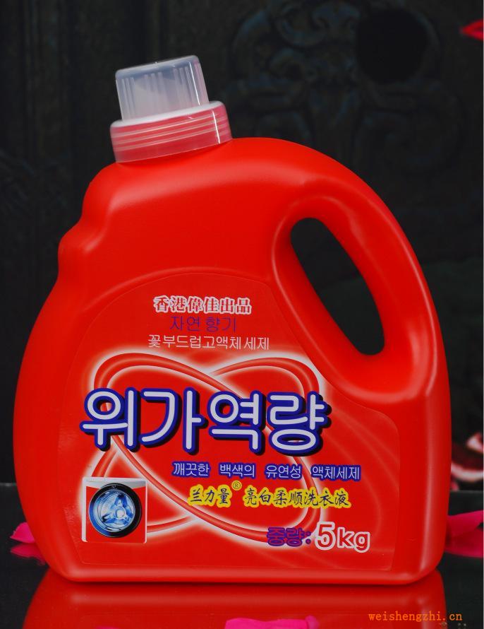 洗衣液韓國貨進口商品蘭力量亮白柔順洗衣液