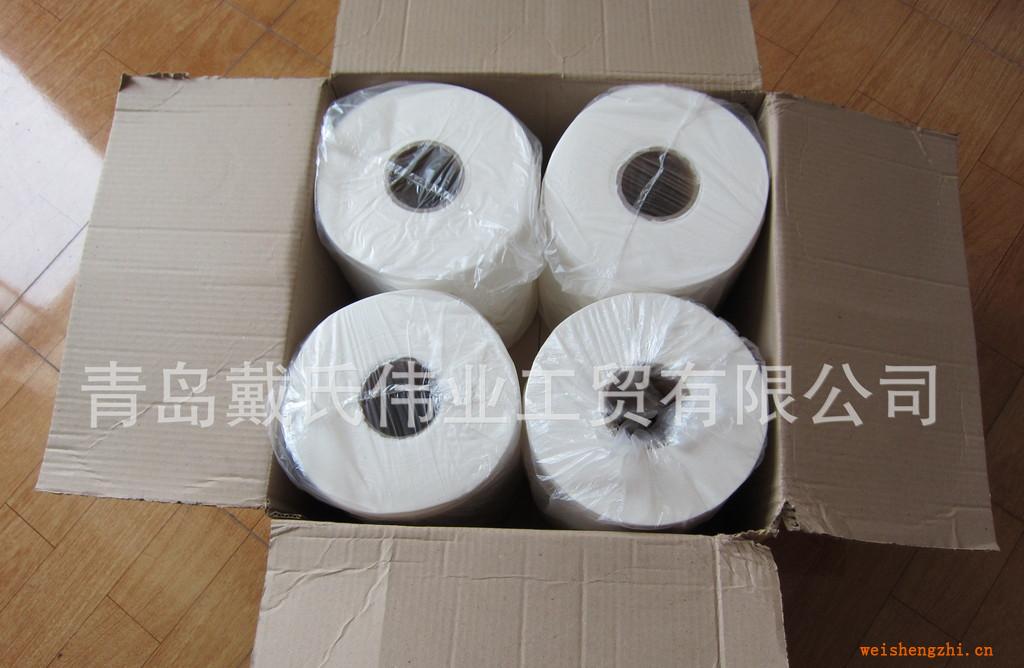 廠家批發純木漿700克雙層酒店用珍寶盤紙，廁所用紙，大卷紙