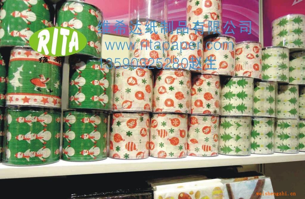 餐巾紙，印花精美卷筒紙，紙巾，印花餐巾紙，彩色餐巾紙