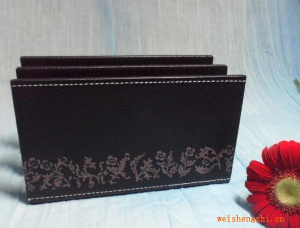 (供應優(yōu)質純手工制作)外貿精品酒店辦公用品信箋架