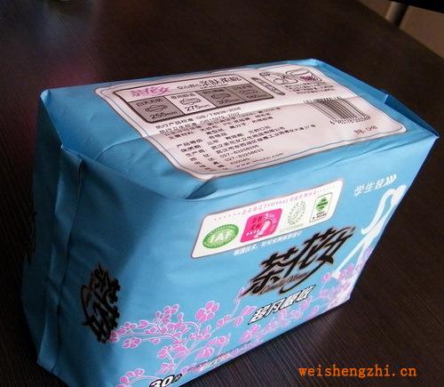 茶花女武漢衛生巾批發干爽網面組合30片裝少女學生系列CH93