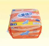 廠家直銷可定制240cm干爽日用棉漿網面快易包衛生護墊AJ-9804