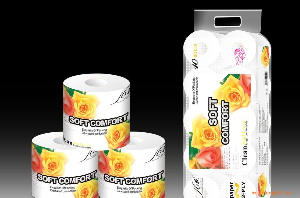 供應玫瑰花卷筒紙衛生紙生活用紙紙巾