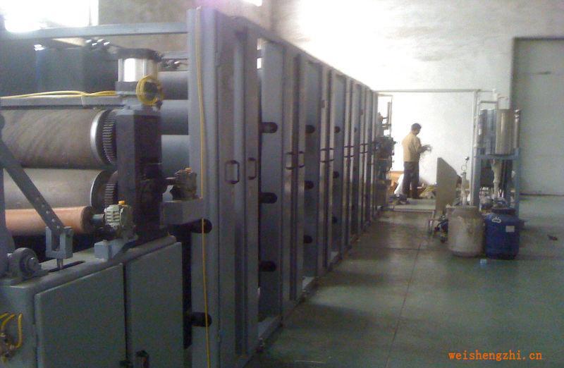 供應熱合無塵紙表面上膠整理生產線/實現熱合轉化膠合