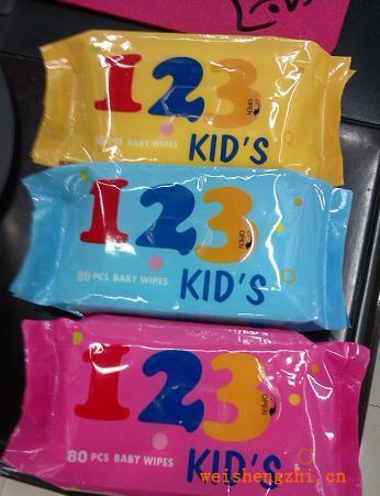 供應20片寶寶濕巾香味長久留香廠家直銷