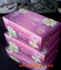 廠家直銷博信牌優質木漿盒抽紙(1*100抽)