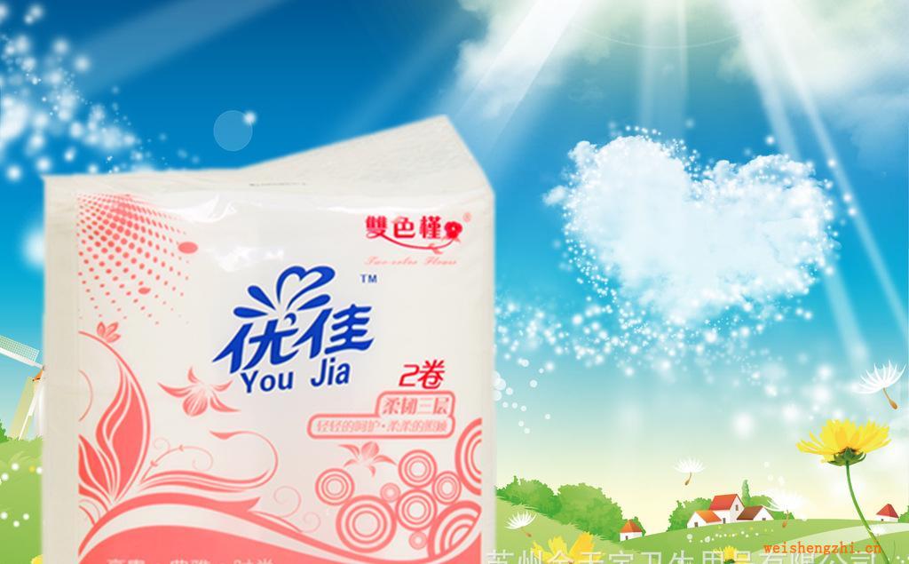 【優惠批發】雙色槿卷紙系列100%純木漿優佳無芯卷紙（2卷）