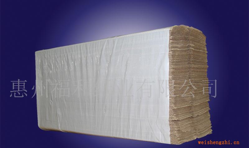 廠家供應C折棕色環保（再生）擦手紙