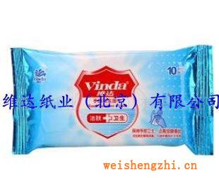 供應維達手部衛生濕巾潔膚+衛生(圖)