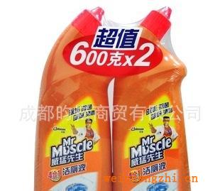 日用品威猛先生潔廁液檸檬草香雙包裝強力潔廁劑不傷釉面