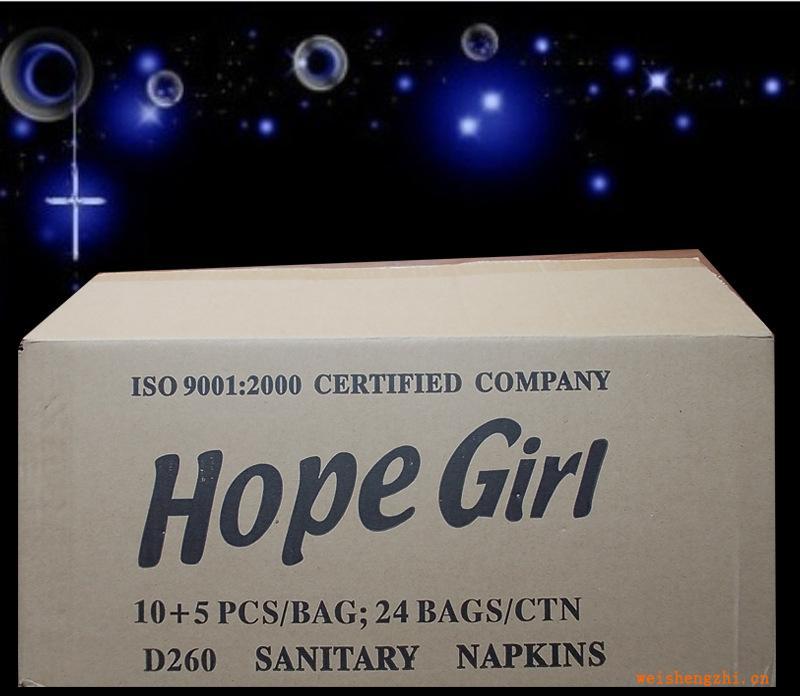 【Hopegirl】瞬潔干爽網面260衛生巾10+5片裝